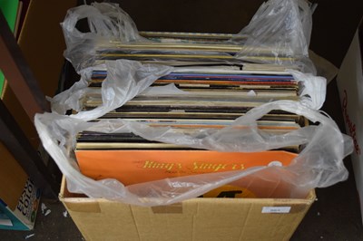 Lot 583 - BOX CONTAINING VARIOUS LPS, MAINLY POP MUSIC,...