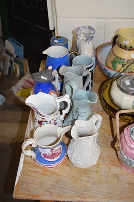 Lot 611 - MAINLY 19TH CENTURY CERAMIC JUGS