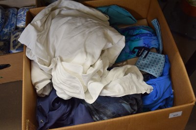 Lot 638 - BOX CONTAINING FABRICS