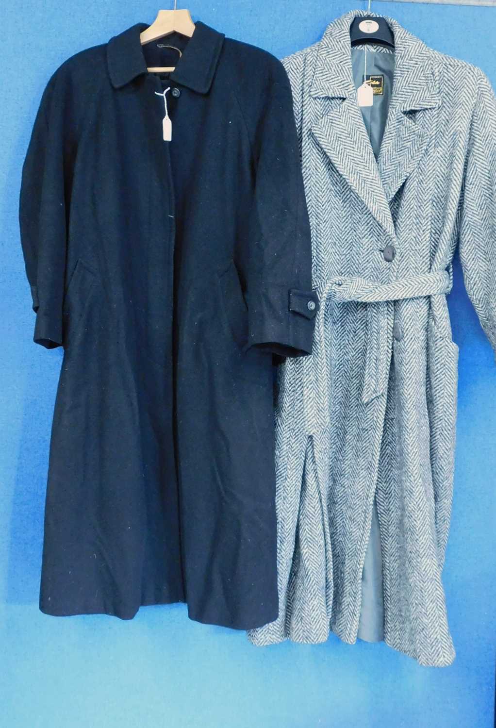 Lot 287 - A gentleman's black wool coat by Salco...