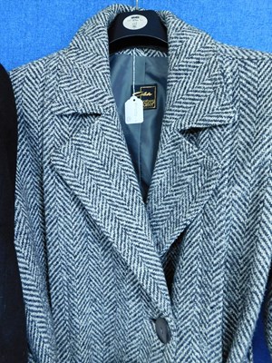 Lot 287 - A gentleman's black wool coat by Salco...