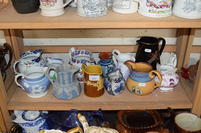 Lot 647 - QUANTITY OF ENGLISH CERAMICS, MAINLY SMALL JUGS