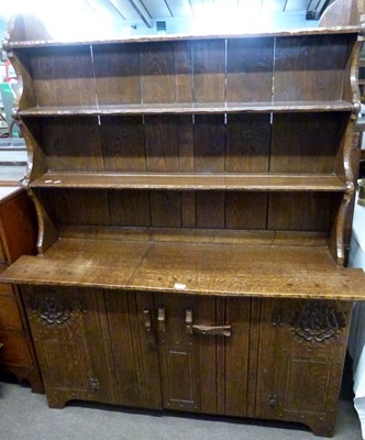 Lot 637 - Jack Grimble, a contemporary oak dresser with...