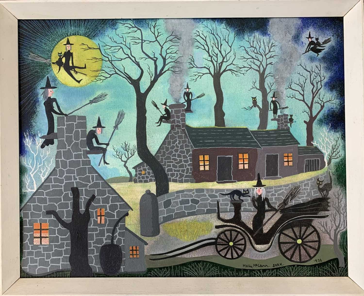 Lot 57 - Molley McCann (British,1913-2005), Witches,...