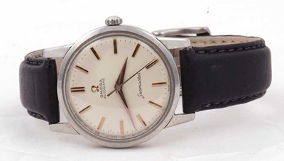 Lot 300 - A vintage Omega Seamaster automatic, the white...