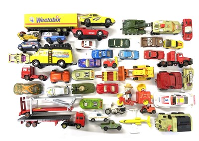Lot 90 - A collection of various die-cast vehicles, to...