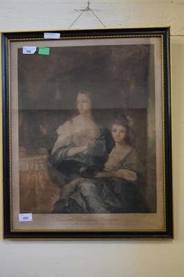 Lot 699 - PRINT OF TWO LADIES