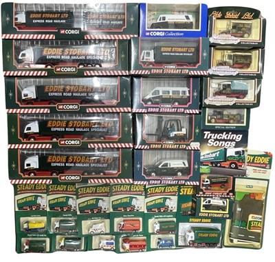 Lot 55 - A collection of boxed Eddie Stobart vehicles.