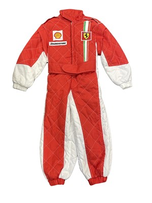 Lot 183 - An official Ferrari children's race track suit,...