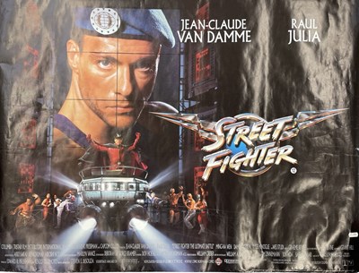 Lot 143 - A quad film poster for Street Fighter,...