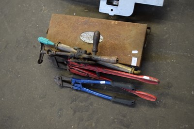 Lot 714 - QUANTITY OF VINTAGE TOOLS, INCLUDING CUTTERS...