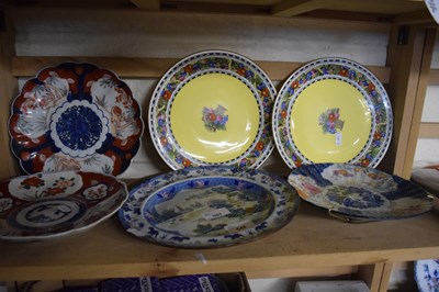 Lot 507 - Mixed Lot: Assorted plates to include Imari...