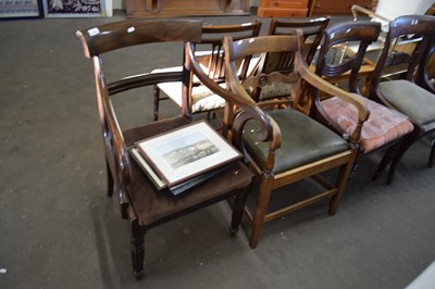 Lot 735 - TWO CARVER CHAIRS