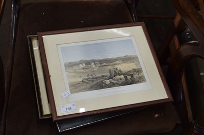 Lot 736 - QUANTITY OF FRAMED PRINTS INCLUDING VIEW OF...