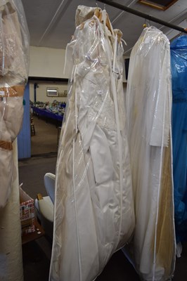 Lot 751 - WEDDING DRESSES IN POLYTHENE BAGS