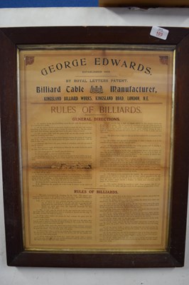 Lot 103 - Late 19th/early 20th century Rules of...