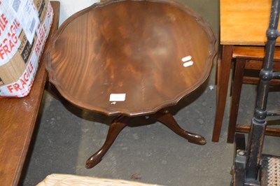Lot 771 - COFFEE TABLE WITH SHAPED TOP