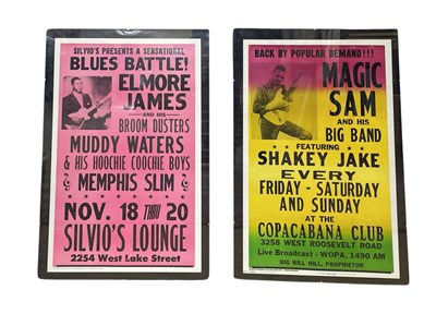 Lot 345 - A pair of reproduction US blues/jazz posters....