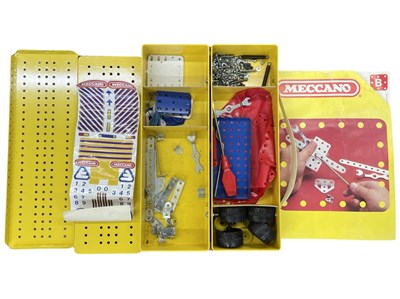 Lot 289 - A small Meccano set in carry case.