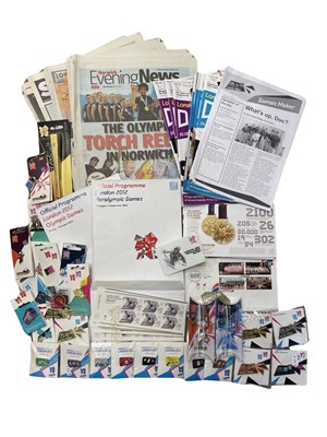 Lot 420 - A collection of London Olympics 2012 ephemera...