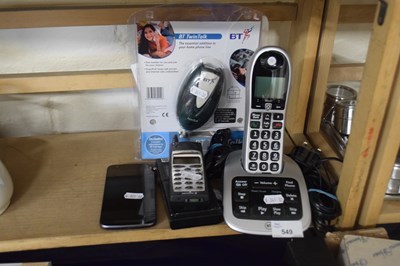 Lot 549 - Various telephone items