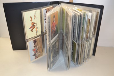 Lot 41 - Album of various postcards to include a range...