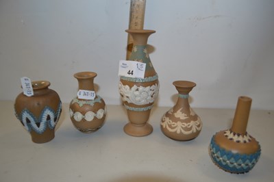 Lot 44 - Collection of five small Doulton vases