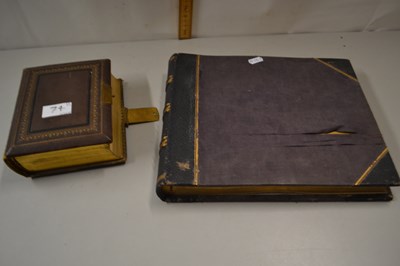 Lot 74 - Two Victorian photograph albums