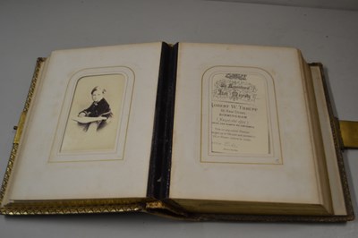 Lot 74 - Two Victorian photograph albums