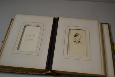 Lot 74 - Two Victorian photograph albums