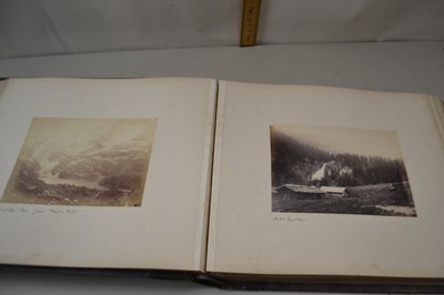 Lot 74 - Two Victorian photograph albums