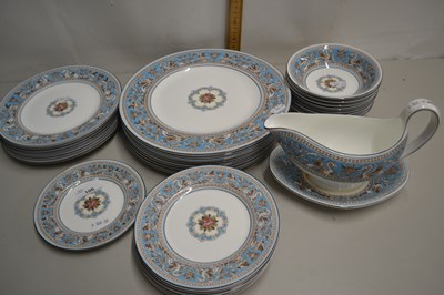 Lot 106 - Quantity of Wedgwood Florentine Turquoise...