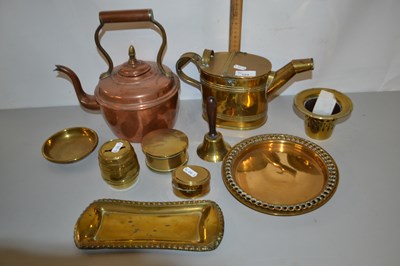 Lot 123 - Mixed Lot: Copper and brass wares to include a...