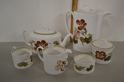 Lot 133 - Quantity of Susie Cooper floral decorated tea...