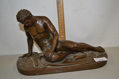 Lot 178 - Bronzed finish composition model of a...