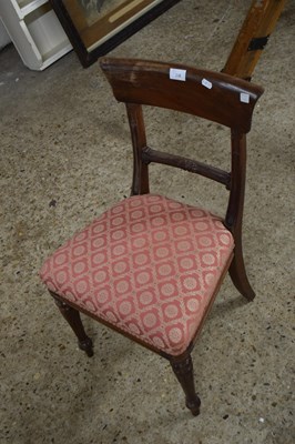 Lot 326 - VICTORIAN STYLE MAHOGANY BAR BACK CHILDS CHAIR...