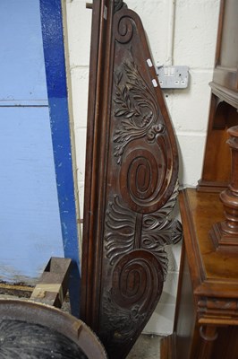 Lot 209 - 19th Century mahogany sideboard pediment