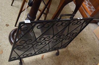 Lot 331 - 20TH CENTURY METAL SPARK GUARD, 77CM WIDE