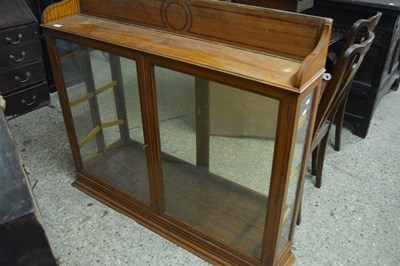 Lot 249 - Edwardian mahogany wall cabinet  with glazed...