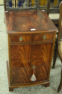 Lot 279 - Reproduction mahogany veneered two door cabinet