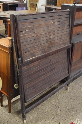 Lot 285 - Hardwood two tier folding trolley