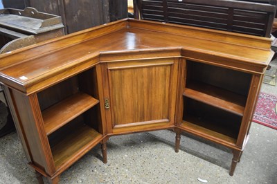 Lot 295 - Late 19th Century American walnut corner...