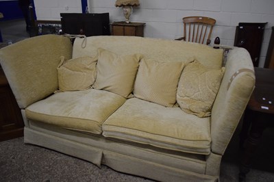 Lot 303 - Vintage Knole style drop end sofa