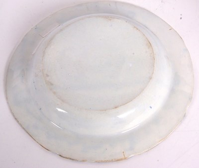 Lot 49 - A rare pearlware plate c1810 printed in...