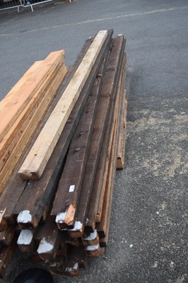 Lot 348 - Quantity of used 4" x 2" lengths of timber