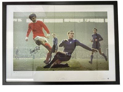 Lot 383 - A large limited edition colour lithograph...