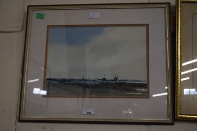 Lot 805 - BRIAN BOWEN, SET OF THREE MARITIME SCENES...