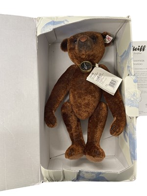 Lot 208 - A boxed limited edition Steiff Teddy bear,...