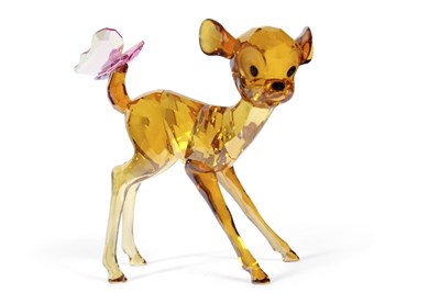 Lot 3 - A Swarovski Disney model of Bambi in yellow...