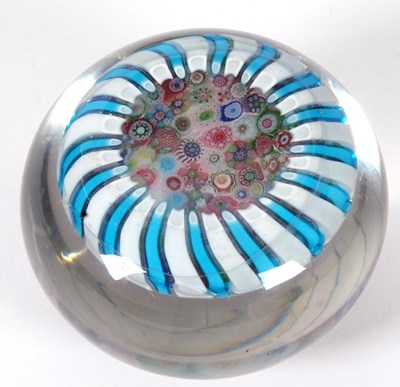 Lot 18 - A Clichy Millefiori paperweight, the base with...